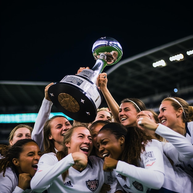 l'équipe féminine de football gagne contre ses ennemis