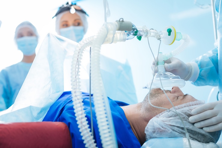 Photo équipe de médecins professionnels faisant de la chirurgie