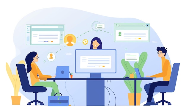 L'équipe de service à la clientèle CRM Photo Highlight