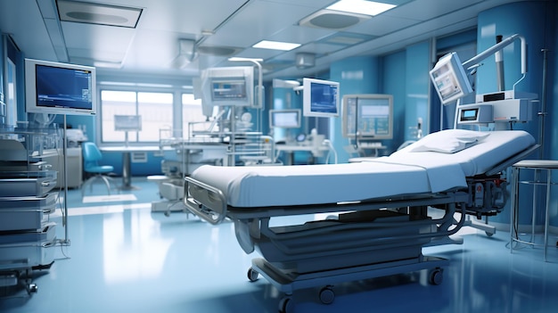 Photo equipement et dispositifs médicaux dans la salle d'opération