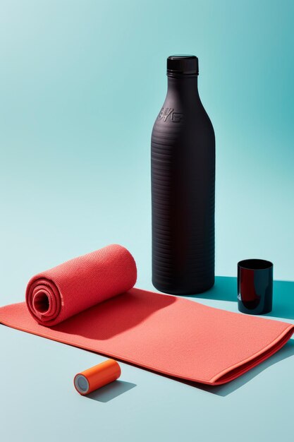 équipement d'entraînement, tapis de yoga et accessoires de fitness Créés avec la technologie d'IA générative