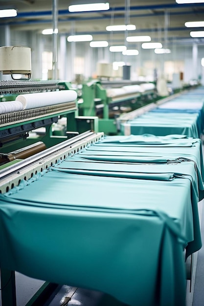 Photo Équipement pour la préparation du tissu dans une usine de confection