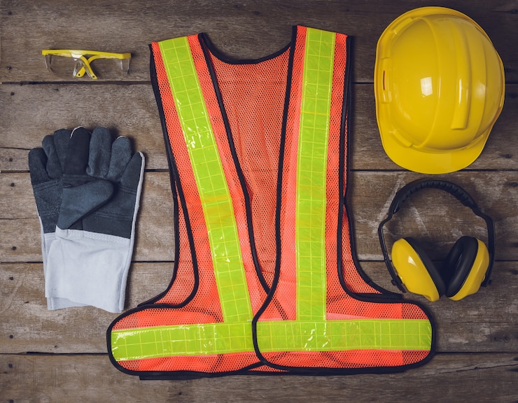 Photo equipement de sécurité de construction standard