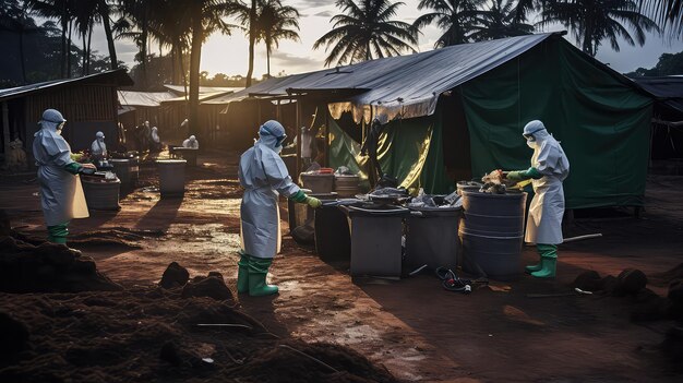 Les équipes médicales d’African Village face à l’épidémie d’Ebola réagissent