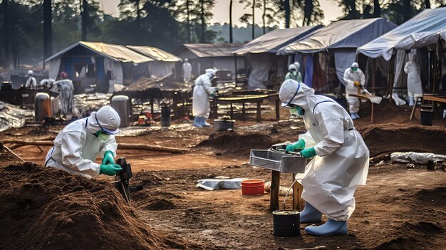 Les équipes médicales d’African Village face à l’épidémie d’Ebola réagissent