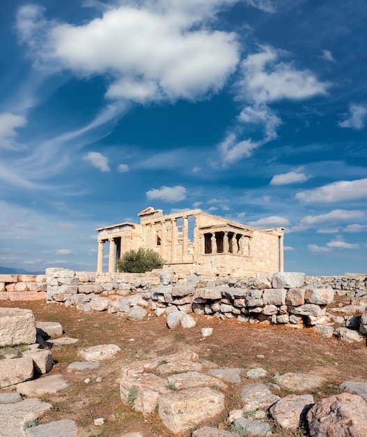 Erechtheion, temple, acropole, athènes, grèce