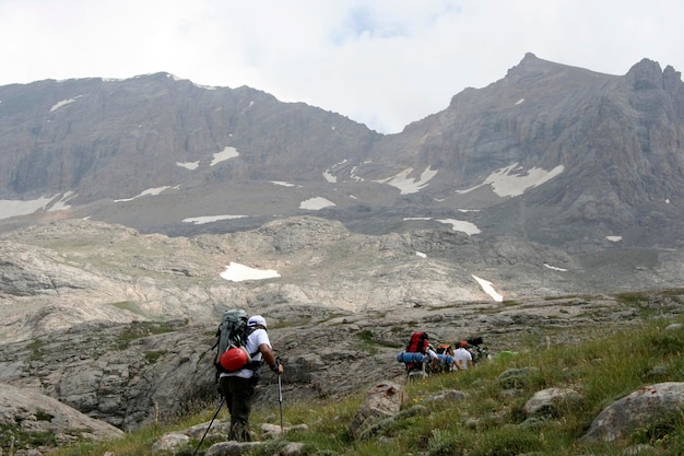 Escalade en montagne