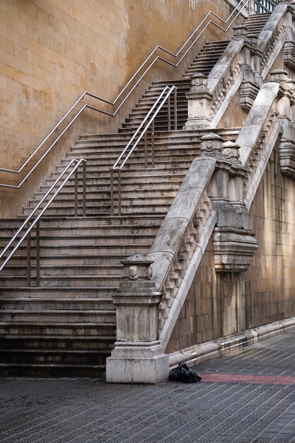 escaliers dans la rue