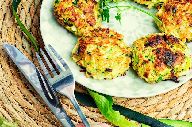 Escalopes de courgettes diététiques