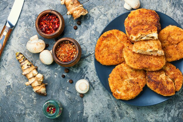 Escalopes de légumes sains