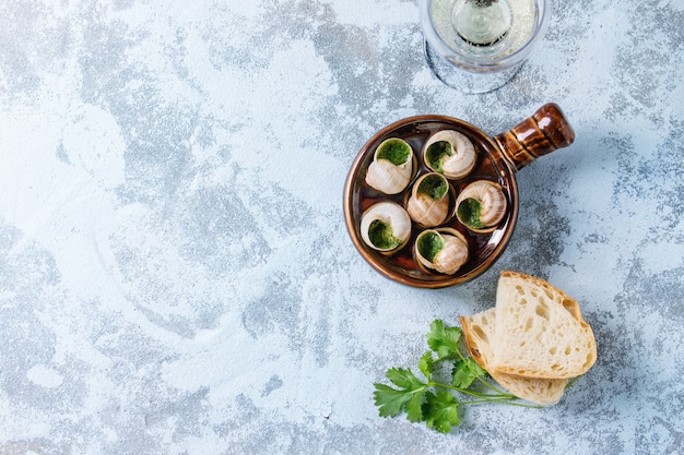 Escargots de Bourgogne prêts à manger