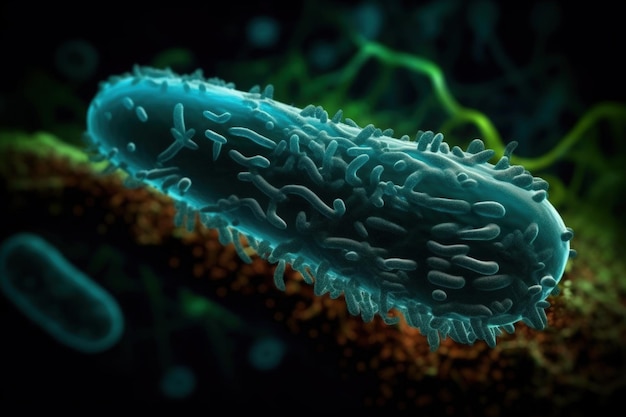 Photo escherichia coli e coli souches bactériennes santé et sécurité alimentaire microcosme biologie des organismes et humains science et recherche