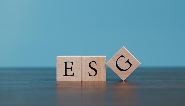 ESG court pour gouvernance sociale environnementale L'environnement est la responsabilité de l'entreprise Le social est les employés les fournisseurs les clients La gouvernance est efficace la gestion vérifiable transparente