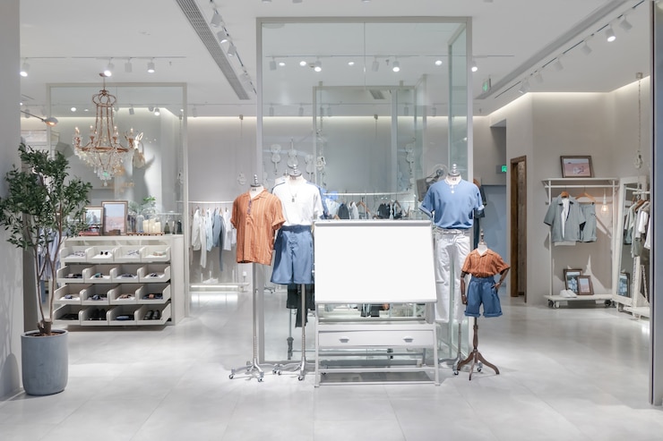 Photo espace intérieur d'un grand magasin