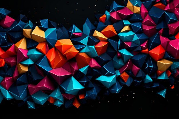 Espace polygonal abstrait avec de faibles formes polygonales