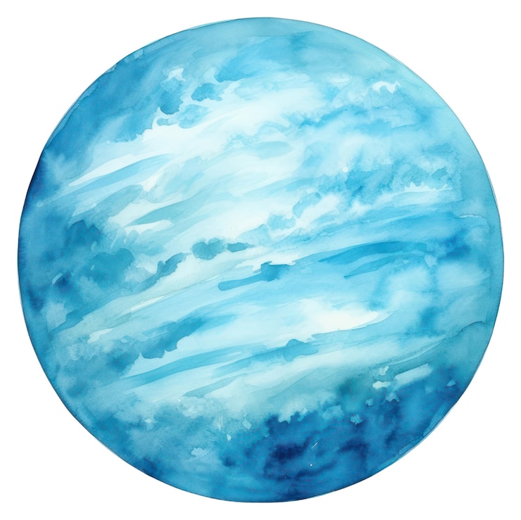 Photo espace de la sphère de la planète neptune png