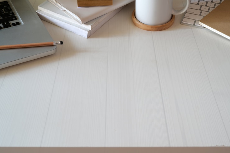 Photo espace de travail de bureau