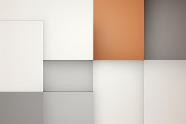 Espace vide abstrait géométrique gris marron pour le design