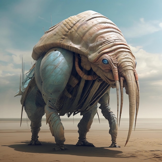Une espèce extraterrestre, un très grand monstre inspiré de Star Wars.
