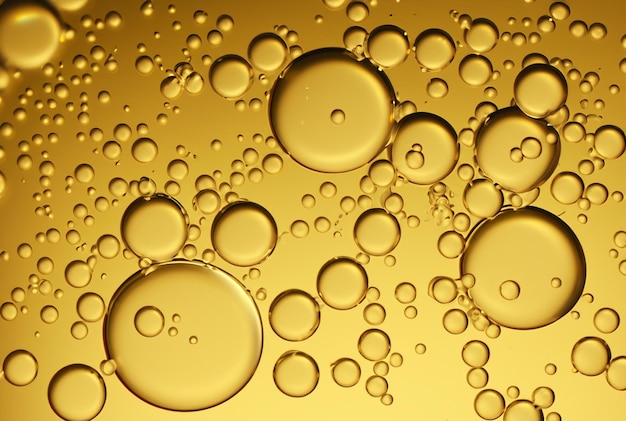 essence cosmétique d'or de luxe molécules de bulles liquides antioxydant de bulle liquide