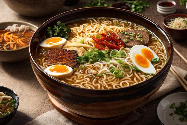 L'essence exquise et délicieuse du délicieux ramen