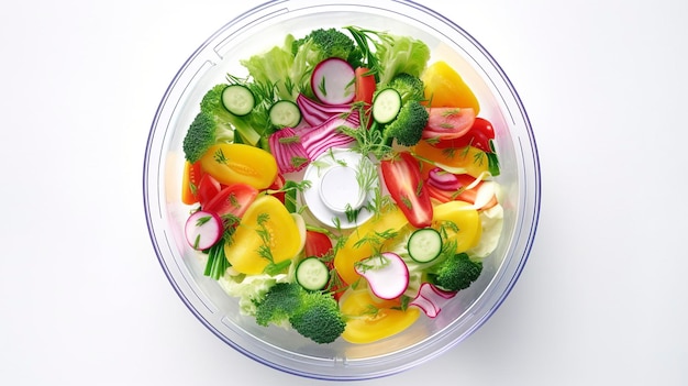 Essoreuse à Salade Sèche Les Légumes Lavés Pour Les Salades