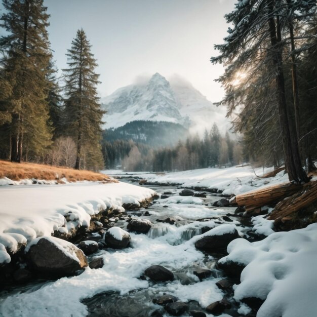 C'est un beau paysage sur terre pour vivre