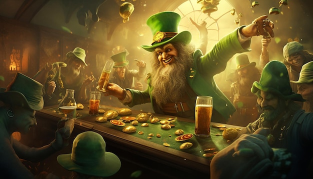 C'est une drôle de journée de Saint-Patrick.