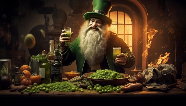 C'est une drôle de journée de Saint-Patrick.