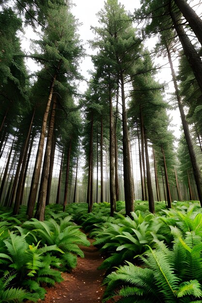 C'est une forêt.