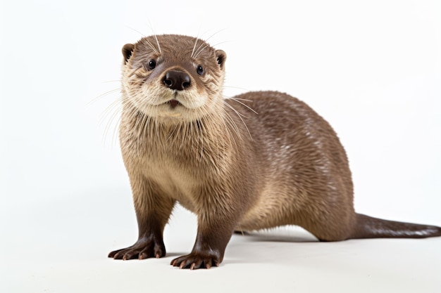 C'est une jolie photo de loutre.