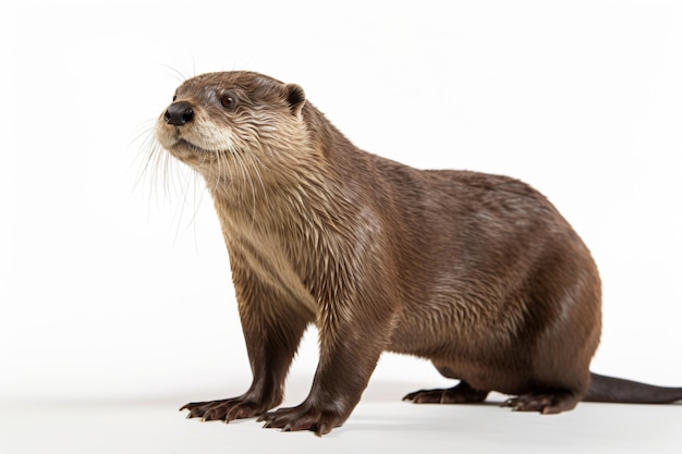 C'est une jolie photo de loutre.