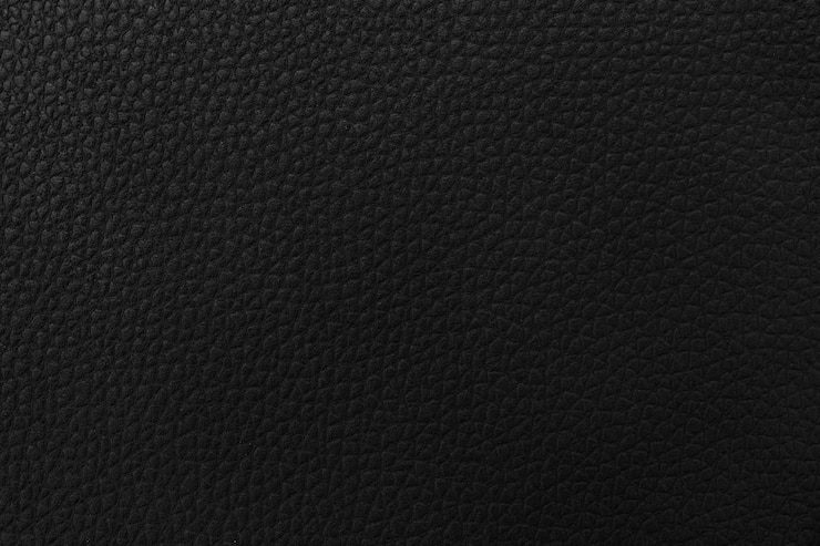 Photo c'est une photo en cuir noir.