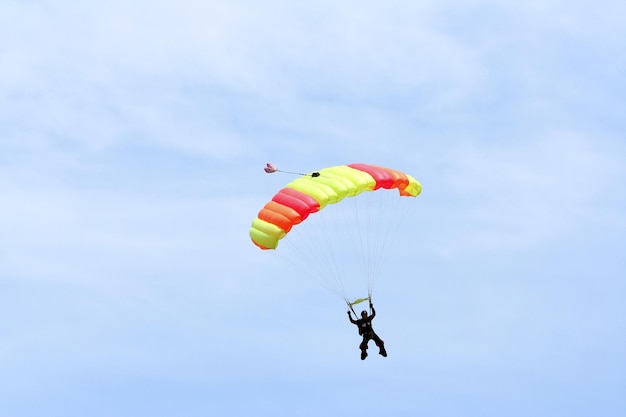 C'est un spectacle de parachutisme.