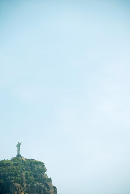 C'est le symbole du christianisme brésilien Tourné du monument du Christ Rédempteur à Rio de Janeiro Brésil