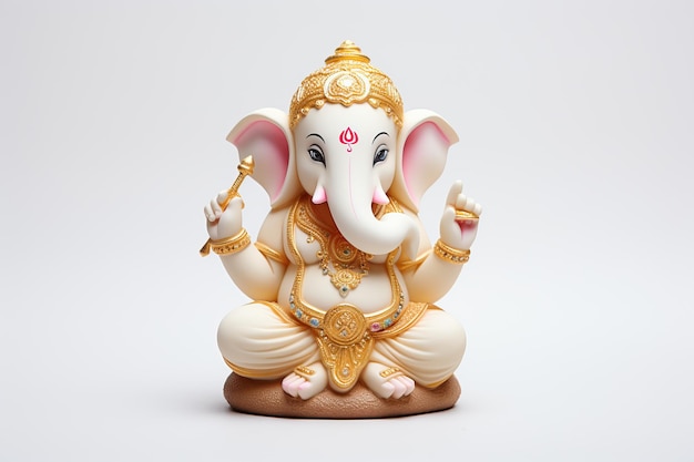 C'est un très mignon Ganesh d'or.