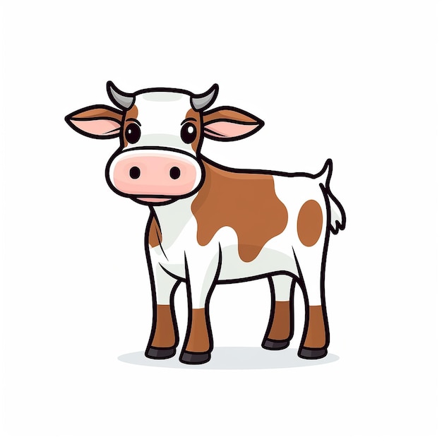 Photo c'est une vache mignonne.