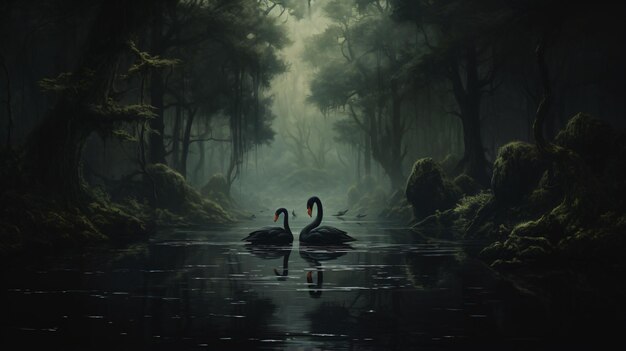 L'étang du cygne noir