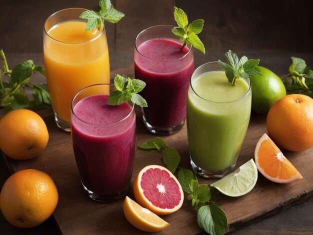 L'été dans un verre capture l'essence des jus de saison