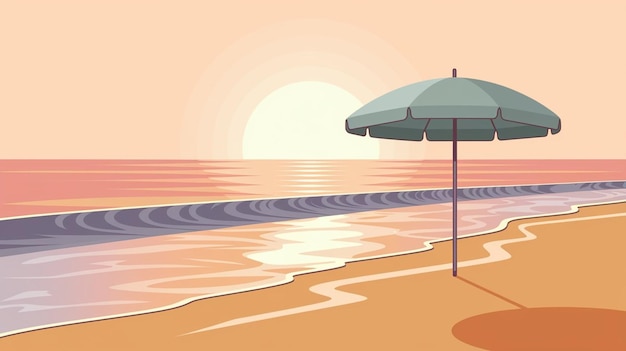 L'été dynamique Arrière-plan Plage tropicale Palmiers éléments du soleil Voyage vacances