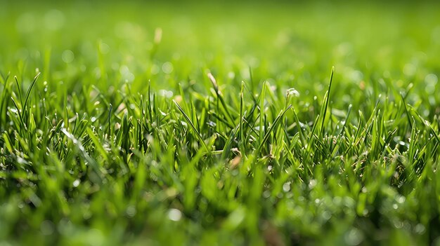 Des étendues d'herbe brune luxuriante