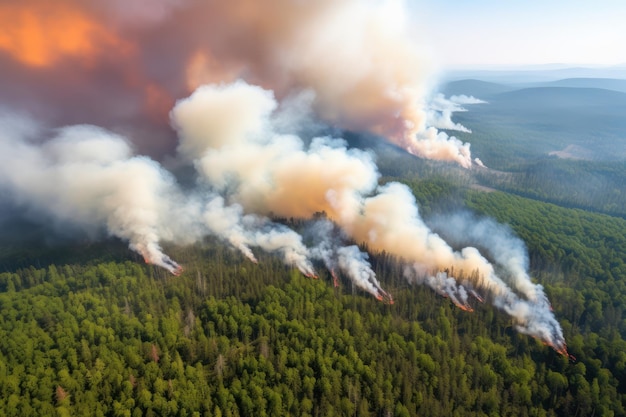 Des étés secs et des incendies de forêt