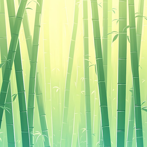 Photo ethereal bamboo forest serene aesthetic