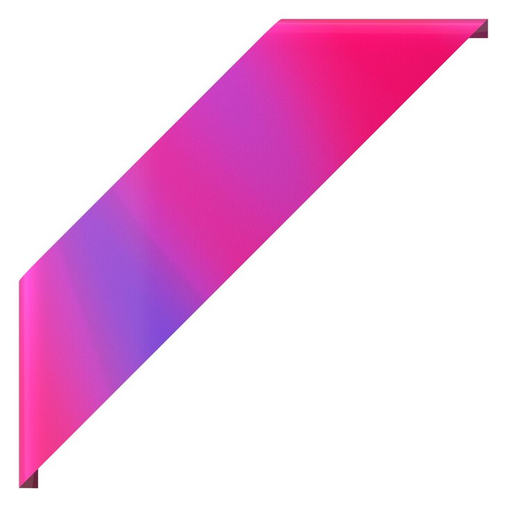 Étiquette d'angle Étiquette d'angle Illustration 3D
