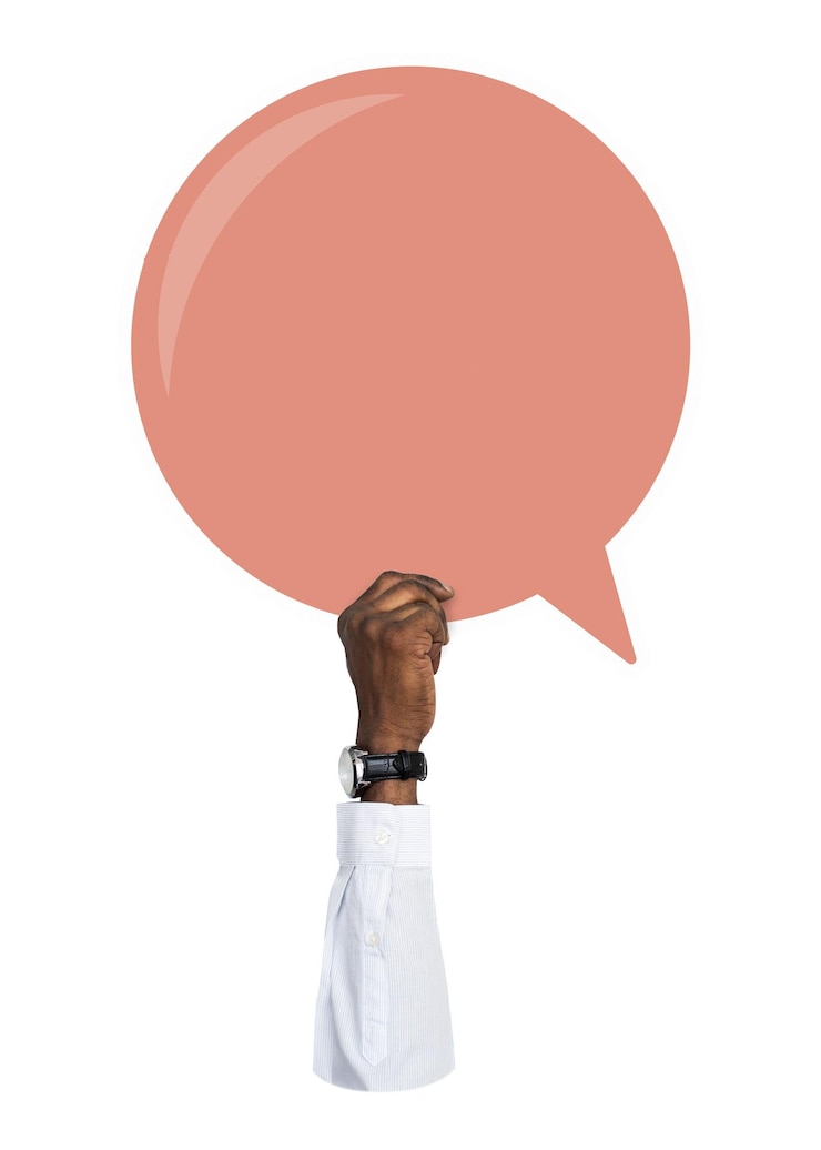 Photo étiquette à bulle de discours png à la main à fond transparent
