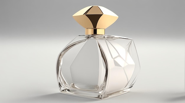 Étiquette de parfum de luxe Render