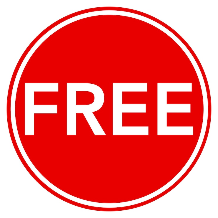 Photo étiquette de vente promotionnelle gratuite pour les entreprises