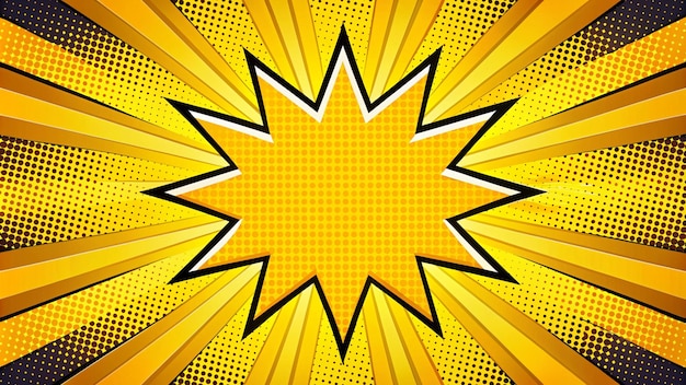 une étoile jaune avec un fond jaune avec une étoile Jaune sur le dessus