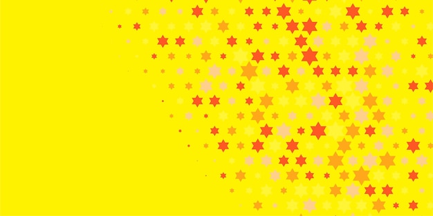 Des étoiles colorées Abstrait Illustration d'arrière-plan belle bannière avec espace de copie.