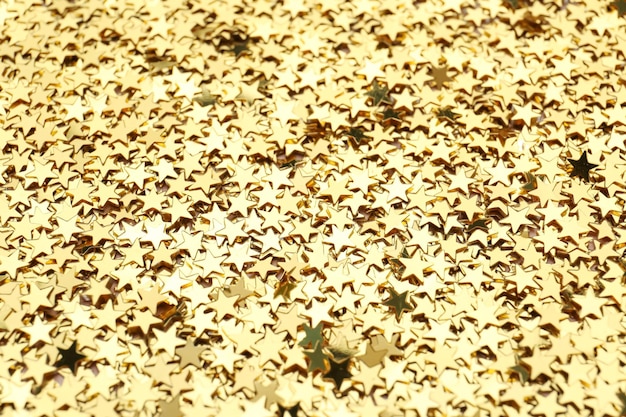 Étoiles de confettis en arrière-plan libre célébration de Noël